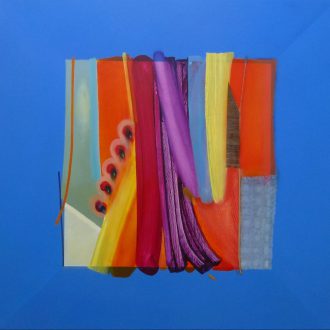 <strong>HULLABLUE</strong>, oil on board
100x100cms